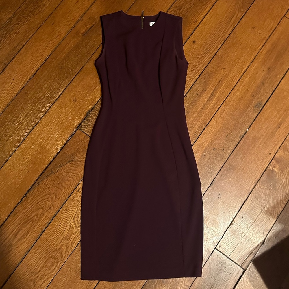 Calvin Klein Deep Purple Midi Dress